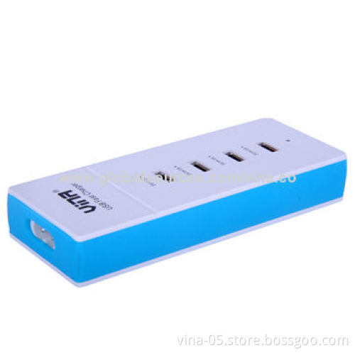 4 Ports USB Power Strips/Smart Chargers for Smartphones, iPad, iPhone and Tablet PCs